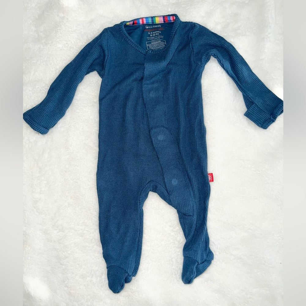 Magnetic Me Modal Waffle Onsie 0-3